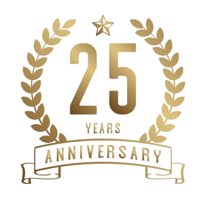 Celebrating 25 years of excellence since our founding