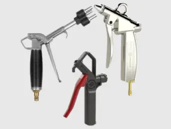 Compressed air guns